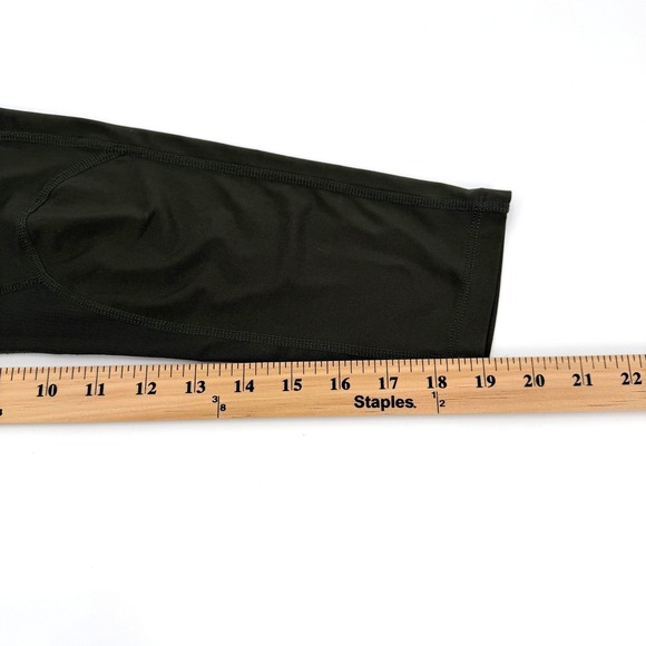 Gymshark Mens Compression Leggings 3/4 Tights Olive Green Training Size Small - Picture 7 of 10